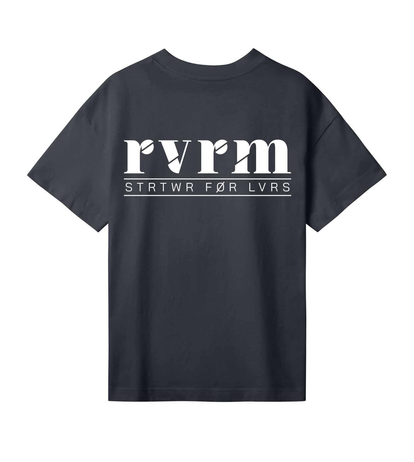 rvrm music - f**king raw techno (womens oversized tee)