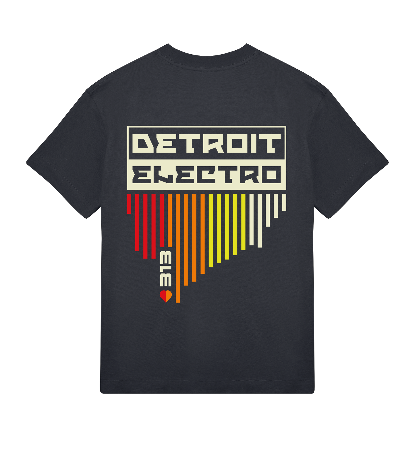 rvrm music - detroit electro backprint (mens boxy tee)
